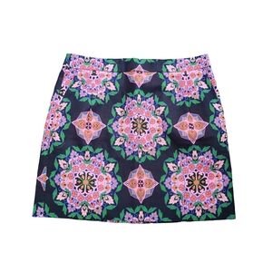 J CREW Medallion Floral 70's Inspired Mini Skirt - Size 8